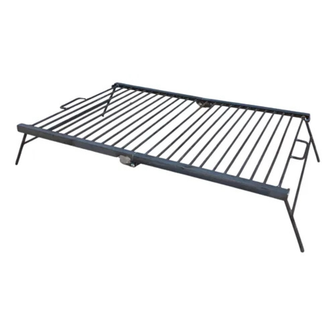 Parrilla Portátil Aço Inox 304 - 6 mm, 80x50