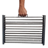 Parrilla Portátil Aço Inox 304 - 6 mm, 80x50