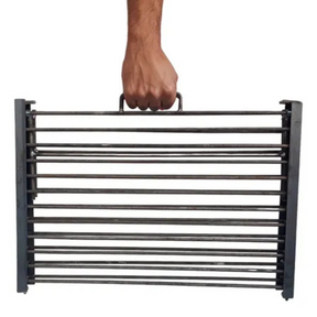 Parrilla Portátil Aço Inox 304 - 6 mm, 80x50