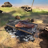 Parrilla Dobrável de Aço inox 304 - 60 x 40
