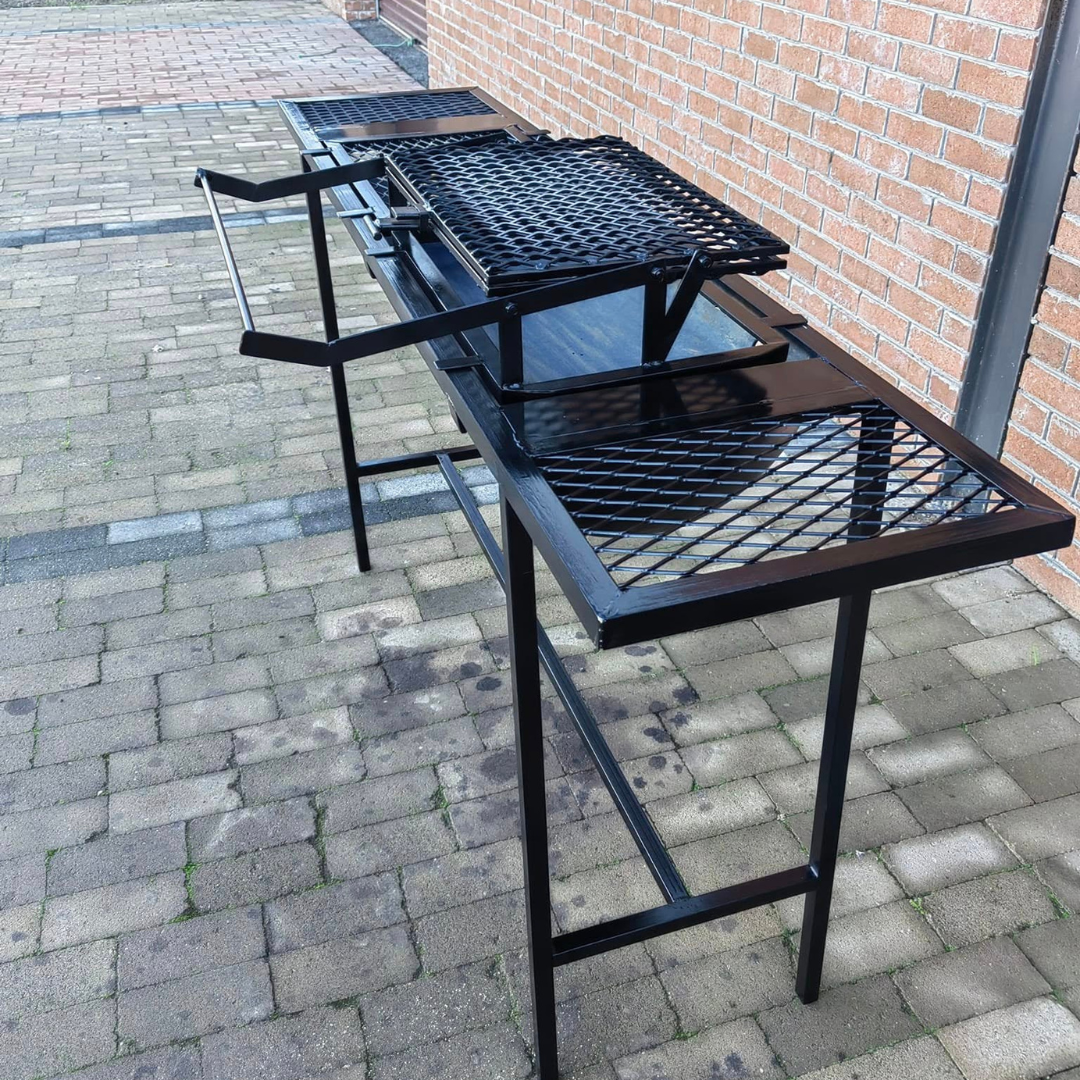 Parrilla Articulada com Apoios Laterais – 1,10m Altura x 1m Comprimento