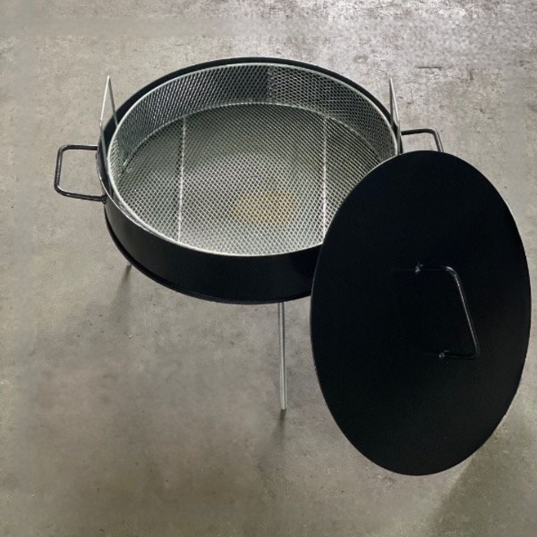 Disco de Arado 45 cm com Tampa + Cesto Fritador