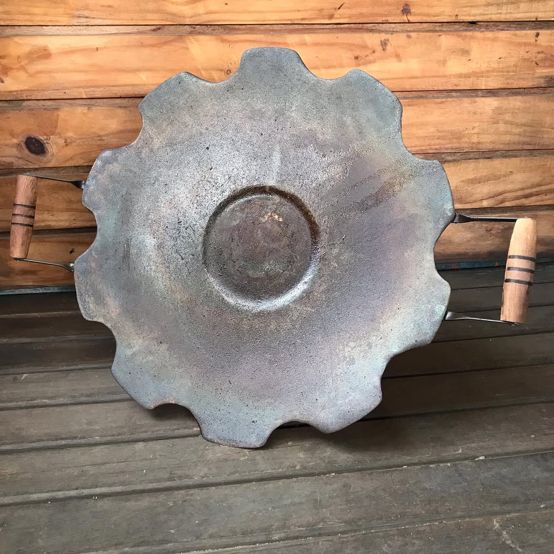 Disco de Arado Tratorado com Aças de Madeira 55CM - 67CM - 77CM - 87CM