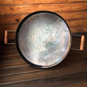 Disco de Arado com Borda e Alça de Madeira Boa 47cm 55cm - 67cm - 77cm - 87cm